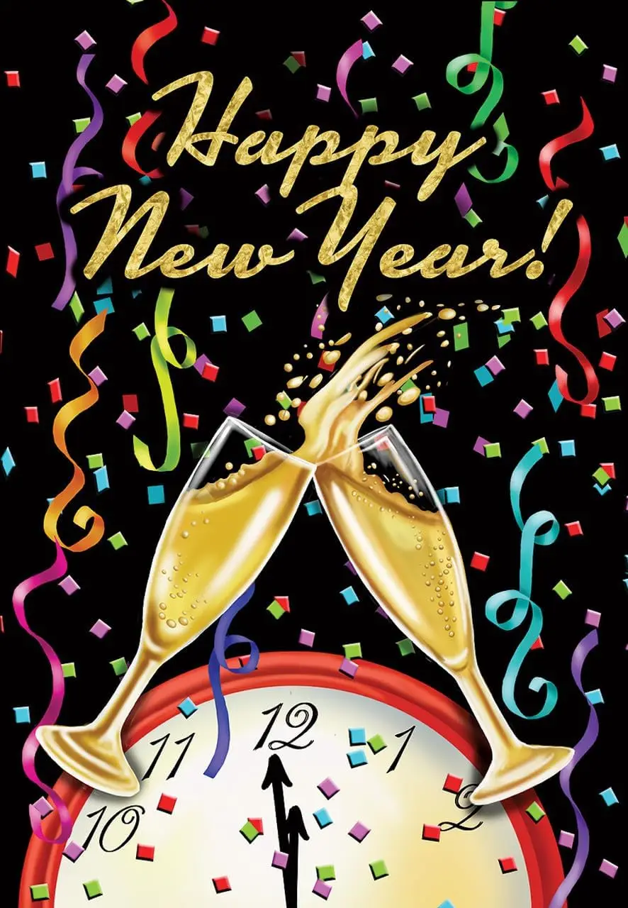 Briarwood Lane Happy New Year Garden Flag IIE