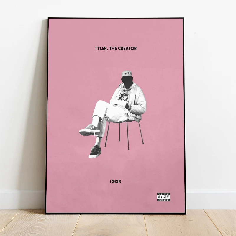 مغني الراب T-Tyler C-CCreator Chromakopia ألبوم الملصقات يطبع قماش الطباعة الرجعية جدار صورة فنية لغرفة المعيشة ديكور المنزل
