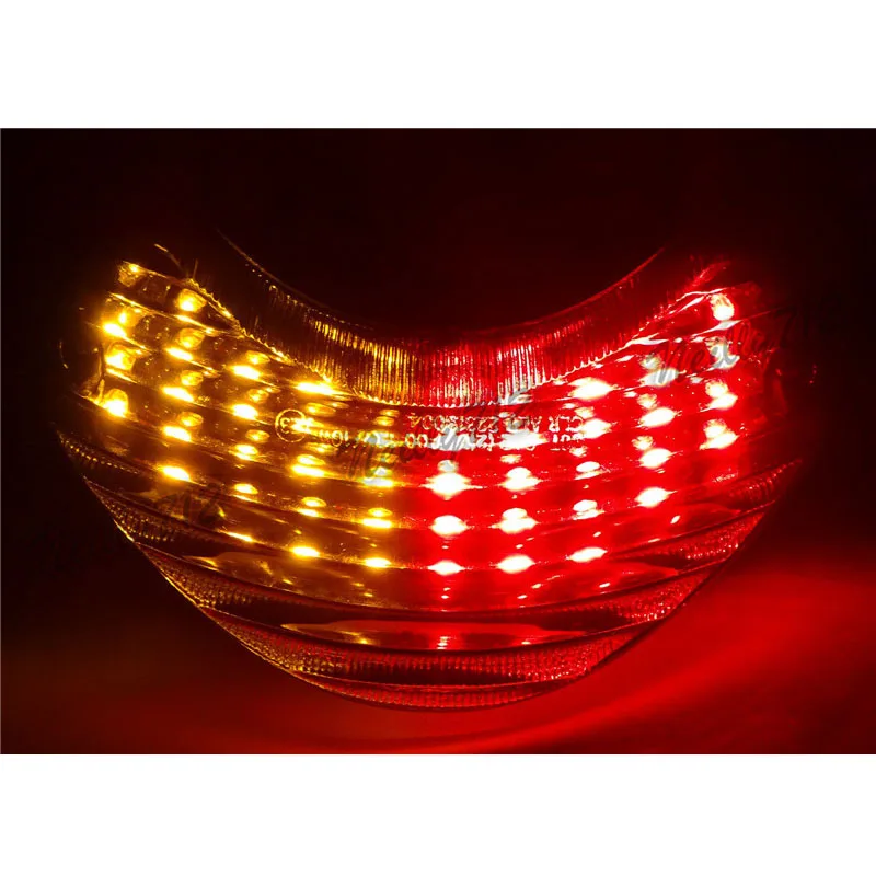 waase For Suzuki SV650 1999 2000 2001 2002 2003 E-Mark Rear Tail Light Brake Turn Signals Integrated LED Brake Light