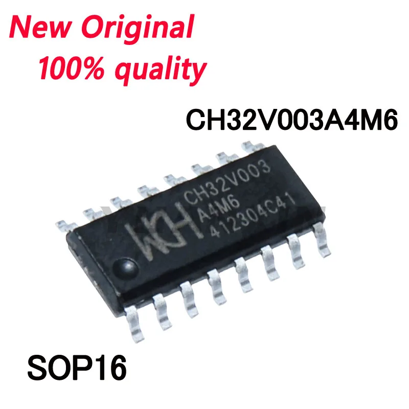 10-100/PCS New Original CH32V003A4M6 CH32V003 A4M6 SOP16 Microcontroller chip In Stock