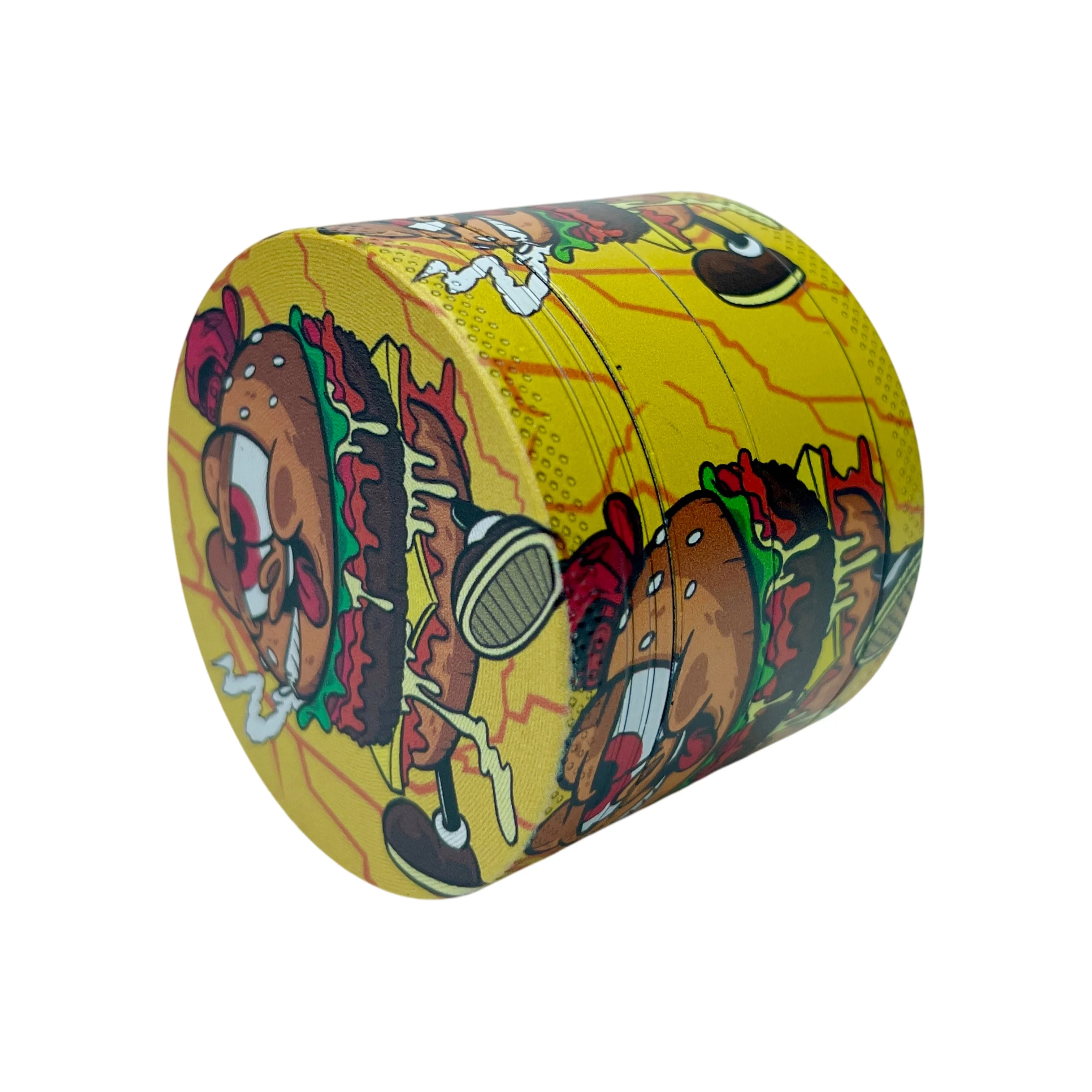 50mm/2inch Smoking Hamburger Metal Herb Grinder