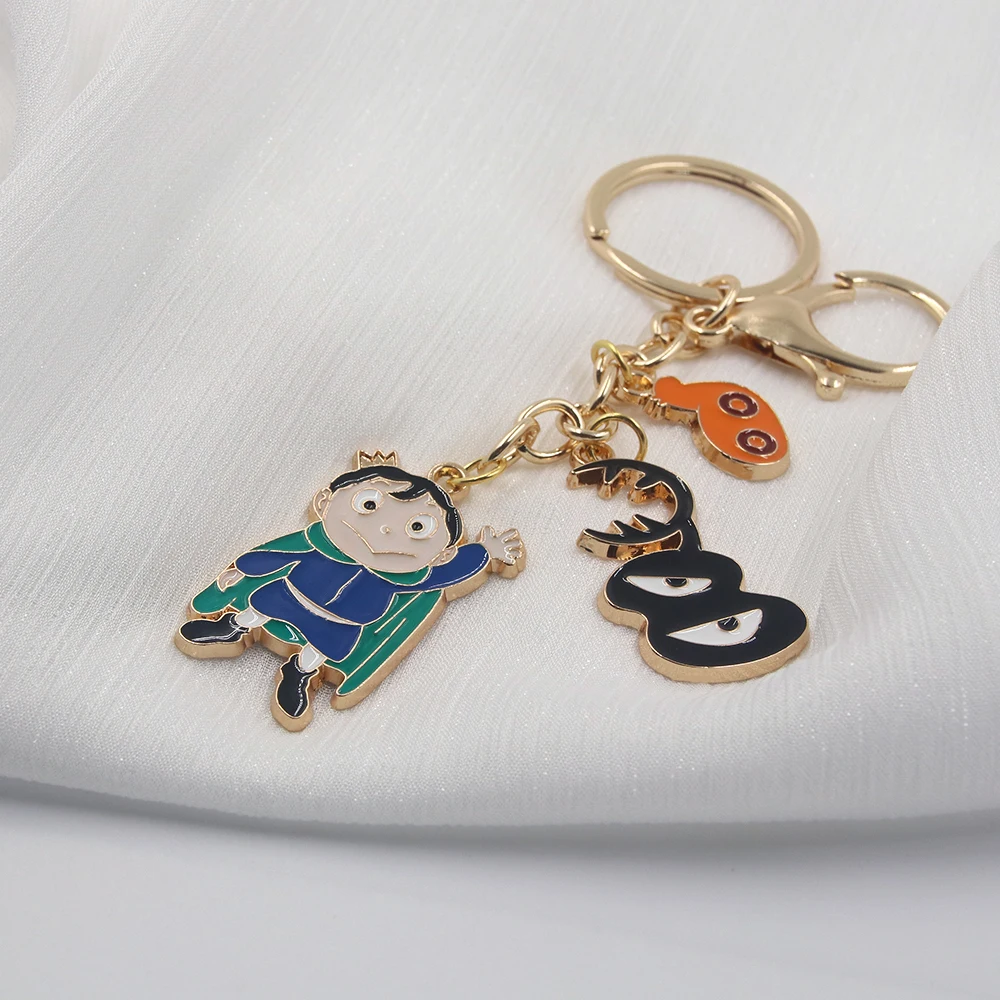 Anime Cartoon Ranking of Kings Keychain Cute Bojji Kage Keychains Fans Women Men Jewelry Backpack Keyring Pendant Accessory Gift
