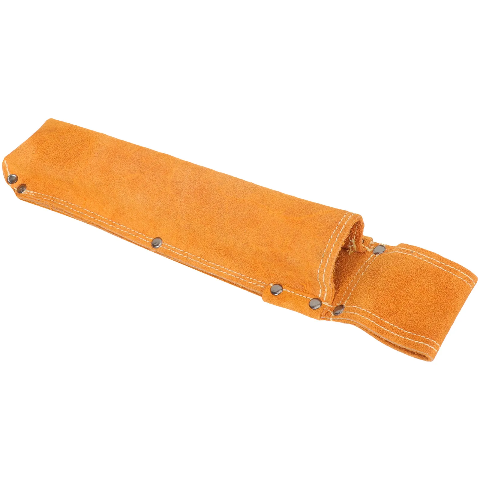 Sturdy Welding Rod Holder Storage Waist Bag Made of Thick Cowhide Anti-Scald Cut-Resistant Electrode Pouch Welding Tools Belt