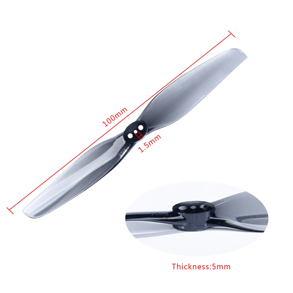 4 Pairs (4CW + 4CCW) HQPROP T4X2.5 4025 2-Blade Propeller