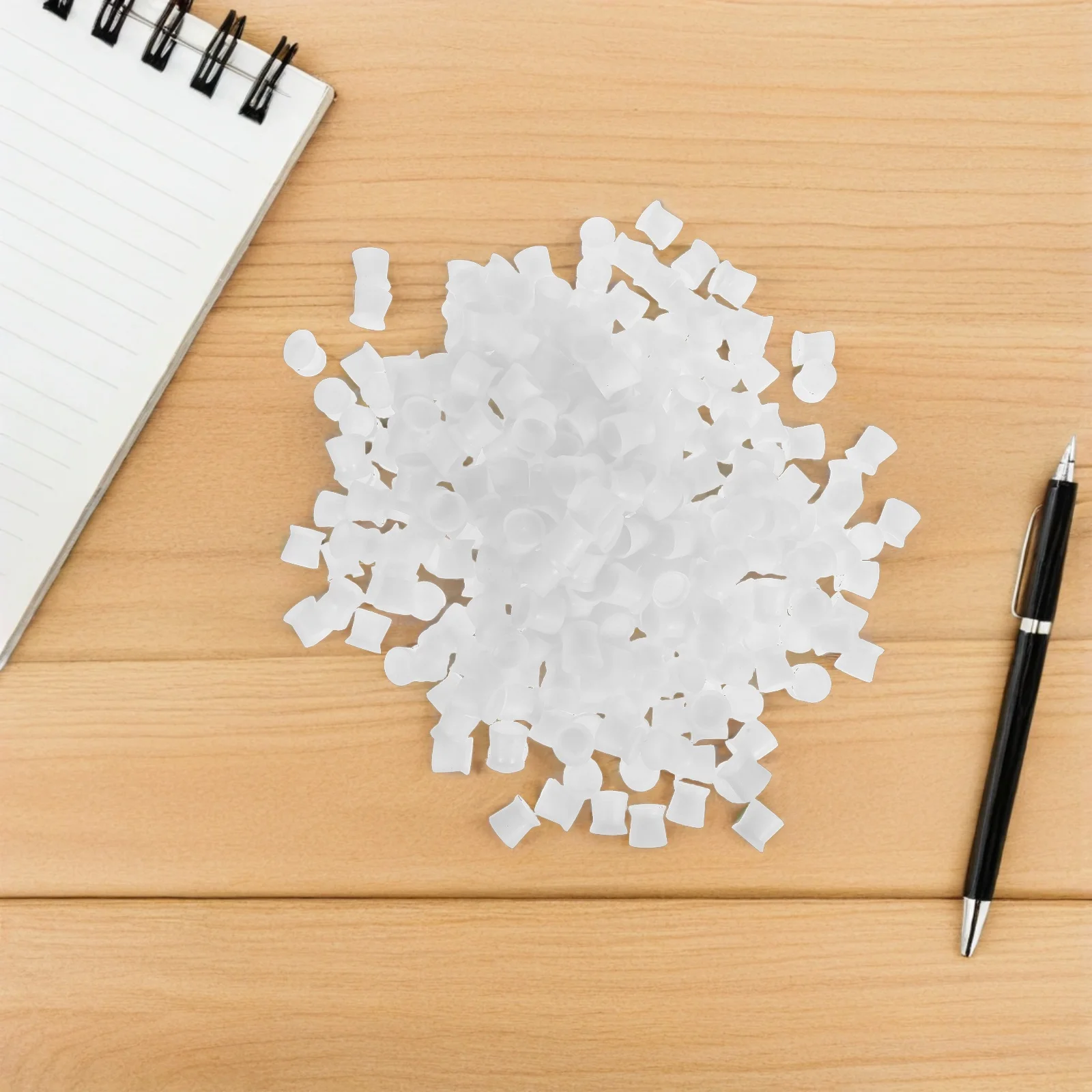 

300 шт., чашки для чернил для татуировки, силиконовые держатели для пигментов, одноразовые для татуировки, микроблейдинга, контейнеры для пигментов для макияжа, белые