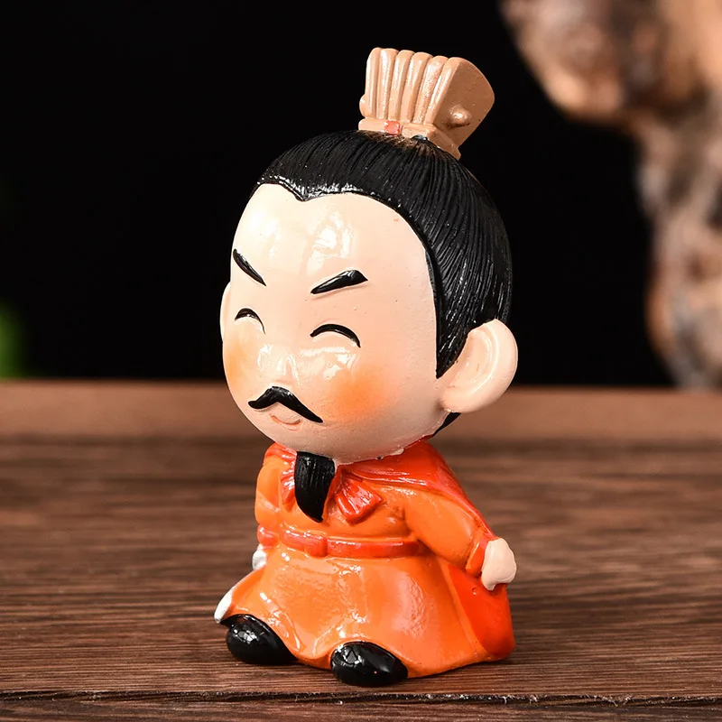 الرومانسية المصغرة للممالك الثلاث ، التماثيل ، السيارة ، زخارف المكتب ، ديكور المنزل ، ديكور الغرفة ، الهدايا التذكارية ، الأشكال اللطيفة #4