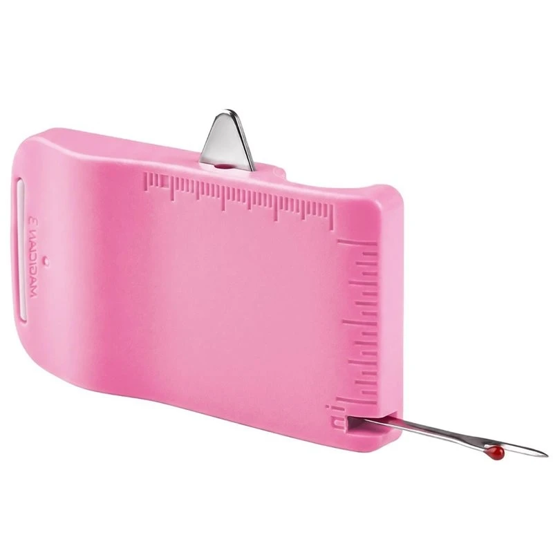 Fine Workmanship Sewing Machine Guide,Dual-Scale Marking, Multifunctional Magnetic Seam Guide, Built-In Seam Ripper& Edge