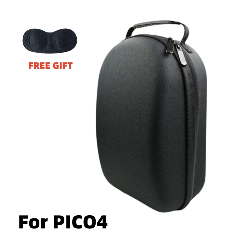 New for Pico4 Protective Storage Bag VR Headset Travel Carrying Case EVA Storage Box for Pico 4 Portable Bag VR Accessories