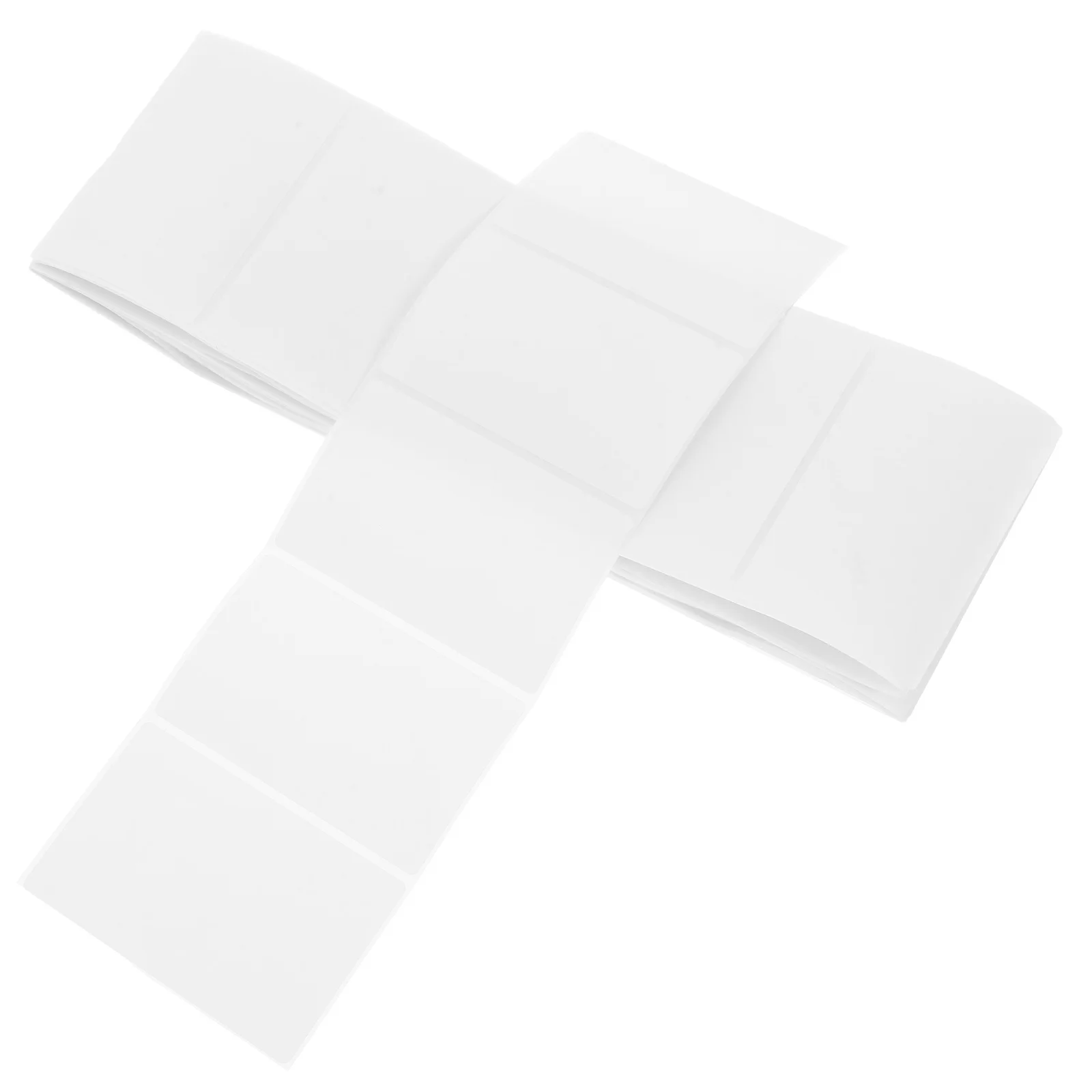 

100 Pcs 80x50mm White Copper Plate Self Adhesive Labels Printable Stickers Rounded Corners Address Mail Label Sticker