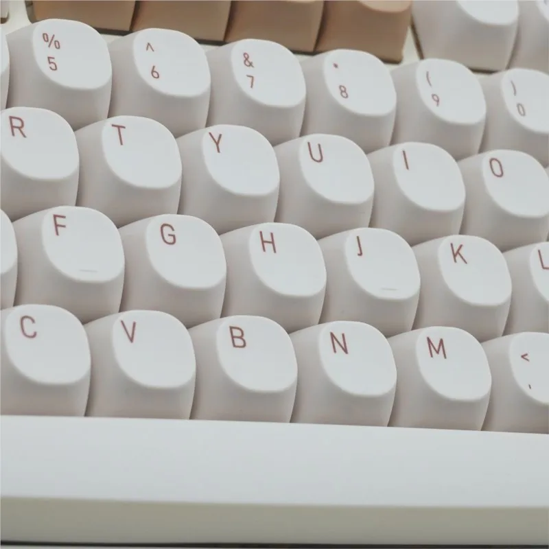 123 Keys Retro PBT Keycaps Full Set MA Profile Custom Key Caps MX Switch Mechanical Gaming Mechanical Keyboard Keycap Aesthetic