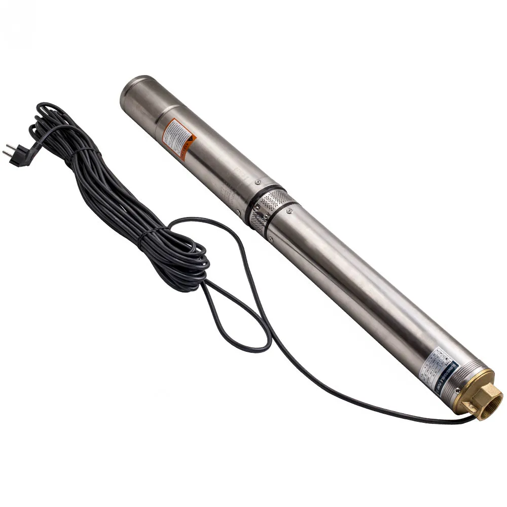 Submersible Bore Water Pump Stainless Steel 4 Inch 1.1KW 102M Submersible Electric Pump 4