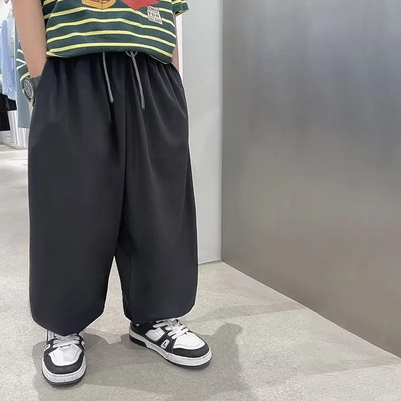 

Boys' Summer New Children's Thin Pants: The Trend Of Japanese Leisure Sports Pants For Middle And Small Children's Summer Wear