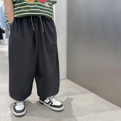 Boys' Summer New Children's Thin Pants: The Trend Of Japanese Leisure Sports Pants For Middle And Small Children's Summer Wear