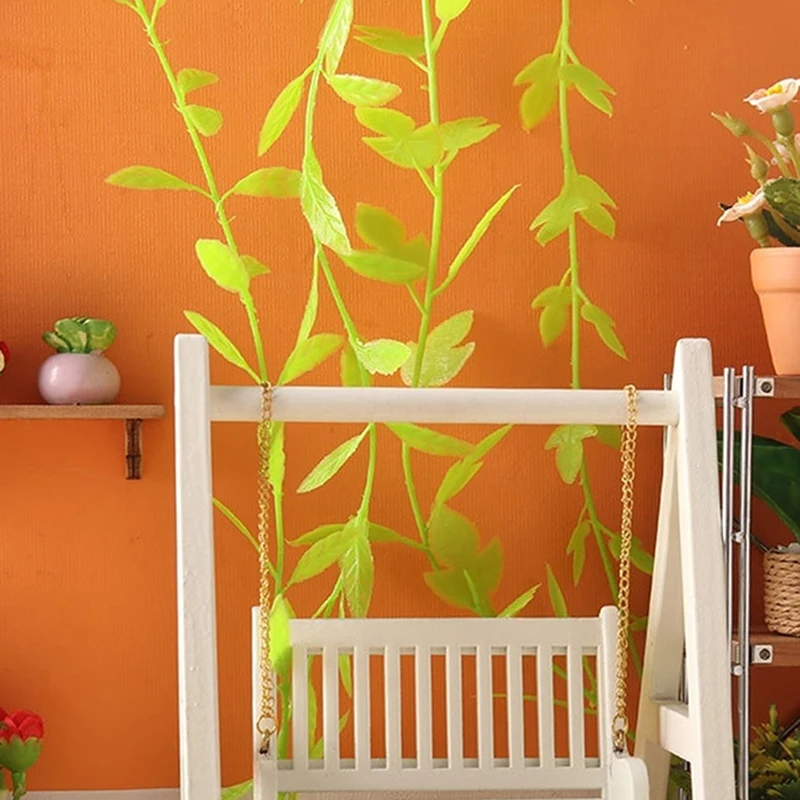

1Pc 1:12 Dollhouse Miniature Flower Vine Horticultural Plant Ornament Garden Decor Toy Doll House Accessories