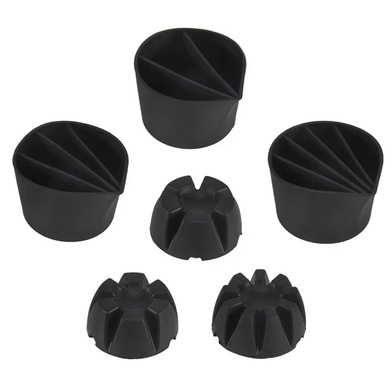 J1UL1N 6 Pcs Split Cup For Paint Pouring 3 Flower Pour Cup 3 Paint Mixing Cup For Acrylic Paint Resin Pouring DIY Making Tools