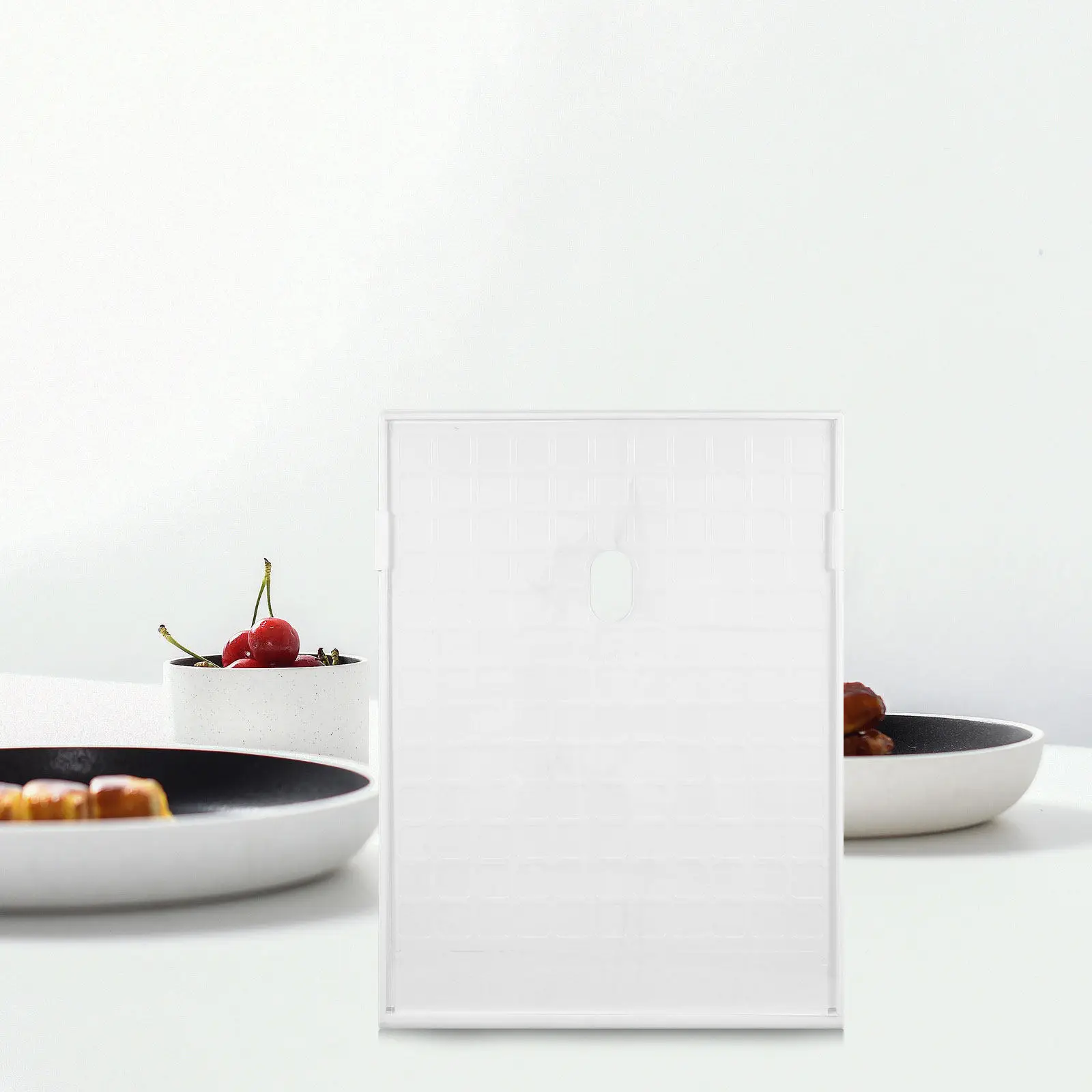 L-Shaped Acrylic Sign Holder Sleek Transparent Design Business Brochure Display Menu Holder Tabletop Paper Sign Stand