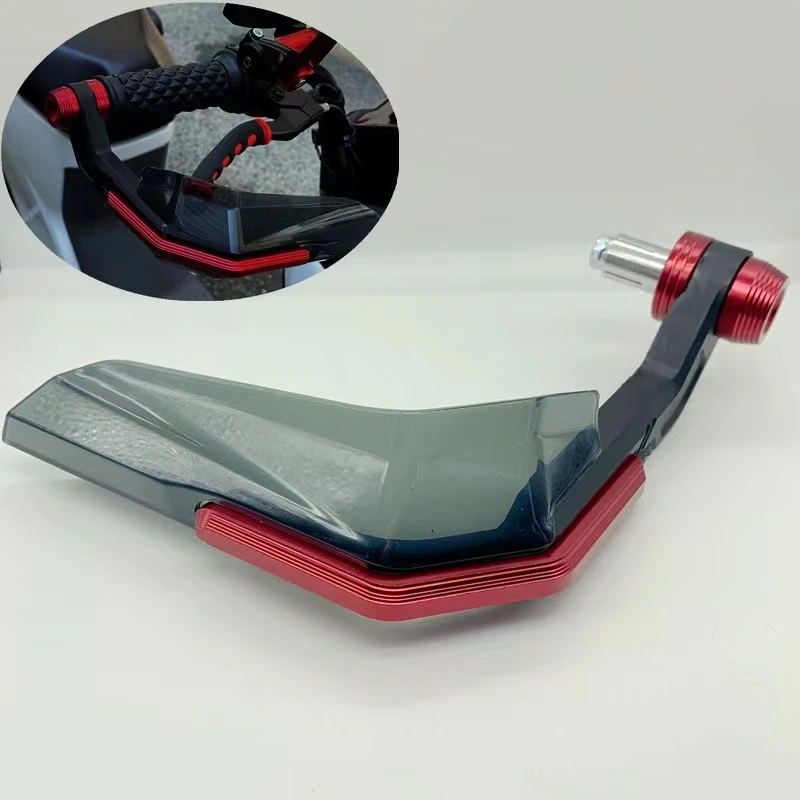 Protezioni manubrio universali da 7/8" antivento per moto, scooter, montagna, e-bike, protezione leva freno con rinforzo in alluminio