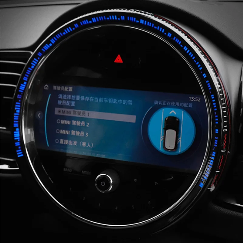 

AR-Car GPS Screen Trim Cover Center Console 8.8 Inches Display Screen Ring For BMW MINI Cooper F54 2016-2024 F60 2017-2024