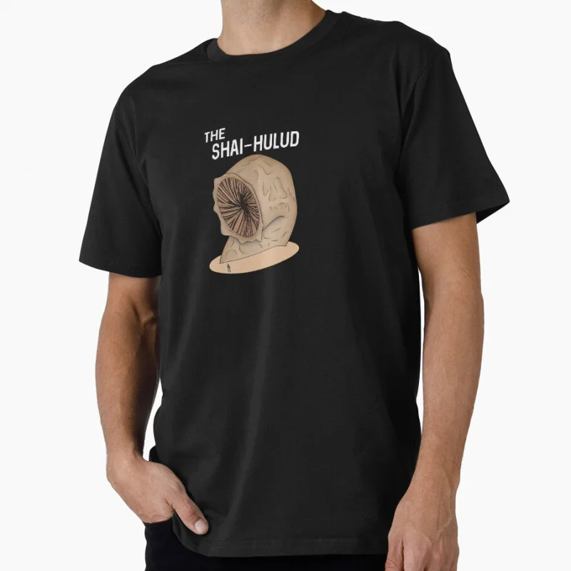 

The Shai-Hulud...Sandworm Dune 1103 Vintage Sci fi Gift T shirt for man Large size Tops Retro movie Graphic Print Clothes