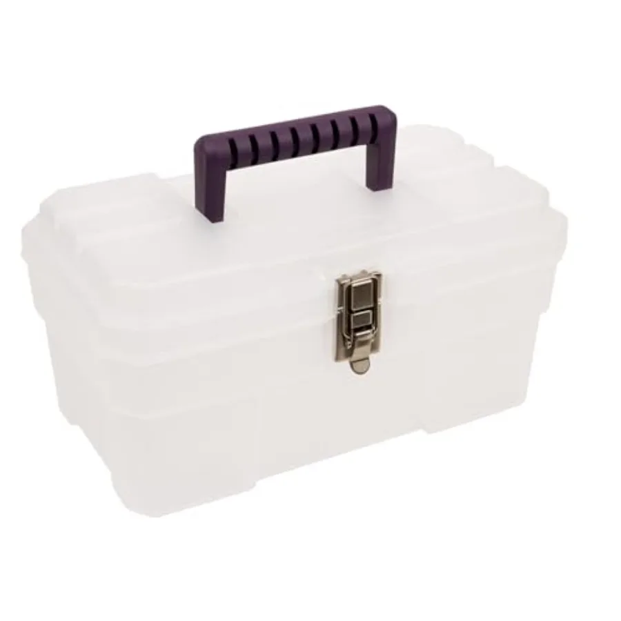 

【Spot goods】09514CFT ProBox 14-Inch Plastic Art Supply Craft or Medical Storage Toolbox with Removable Tray 14-Inch x 8-Inch x