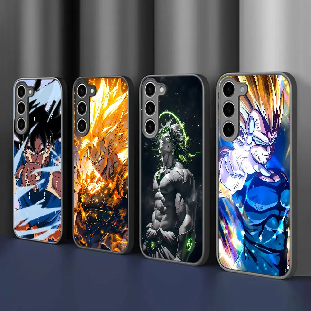 Anime Vegeta Dragon Ball Case for Samsung Galaxy A55 A56 A16 A15 A17 A54 A21s A26 A51 A31 A36 A52 A14 Matte Frosted Phone Cover