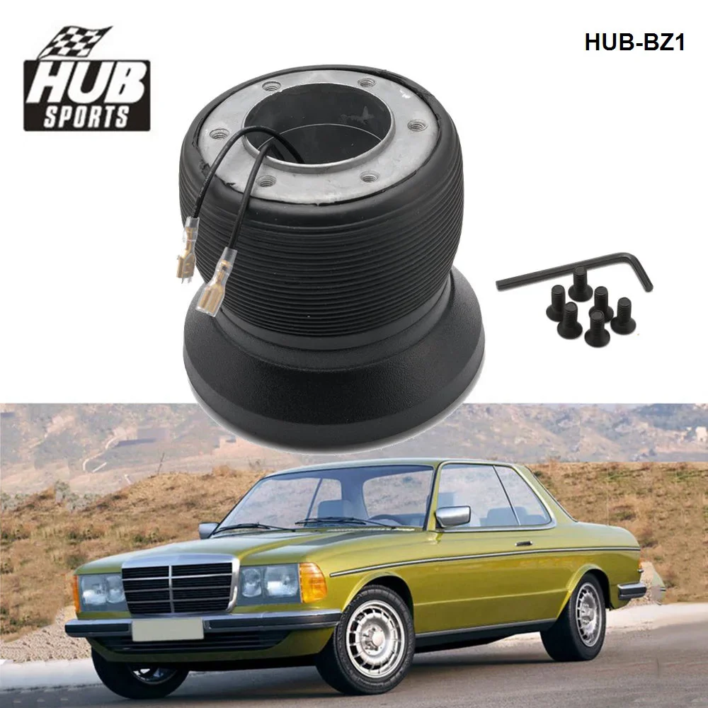 Mercedes Benz W123 W126 için merkez spor yarış arabası direksiyon HUB adaptörü patron kiti W123 W126 190E HUB-BZ1