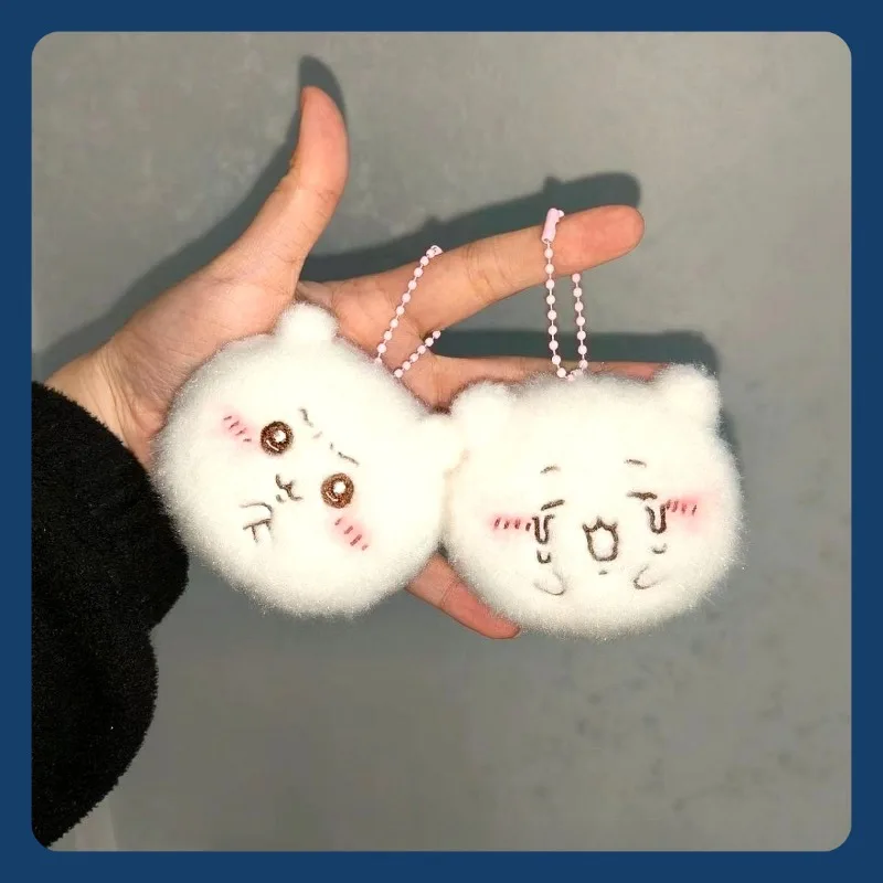 Sanrios dessin animé Anime porte-clés Kawaii Usagi porte-clés Hachiware Chiikawa porte-clés en peluche mignon sac à dos poupée pendentif cadeaux pour filles