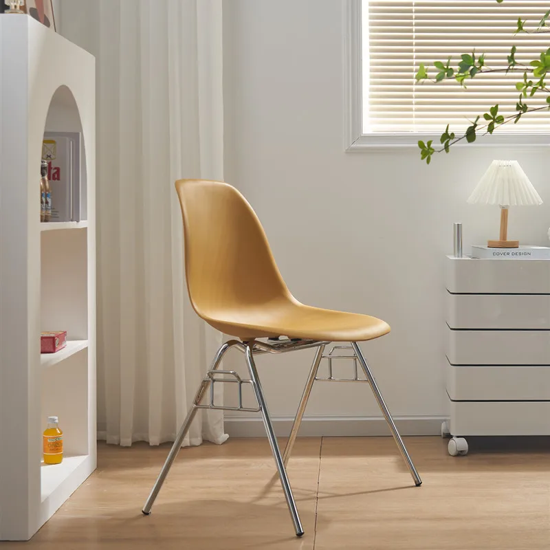 Internet Celebrity Dining Antique Designer Creative Restaurant Study Casual Stackable Ins Back Chair