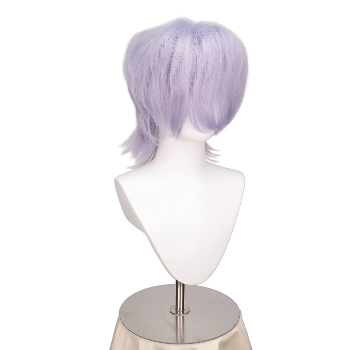 Saja Boys Mystery Cosplay Synthetic Wig 38cm Short Mixed Purple Men Hair Anime Heat Resistant Wigs