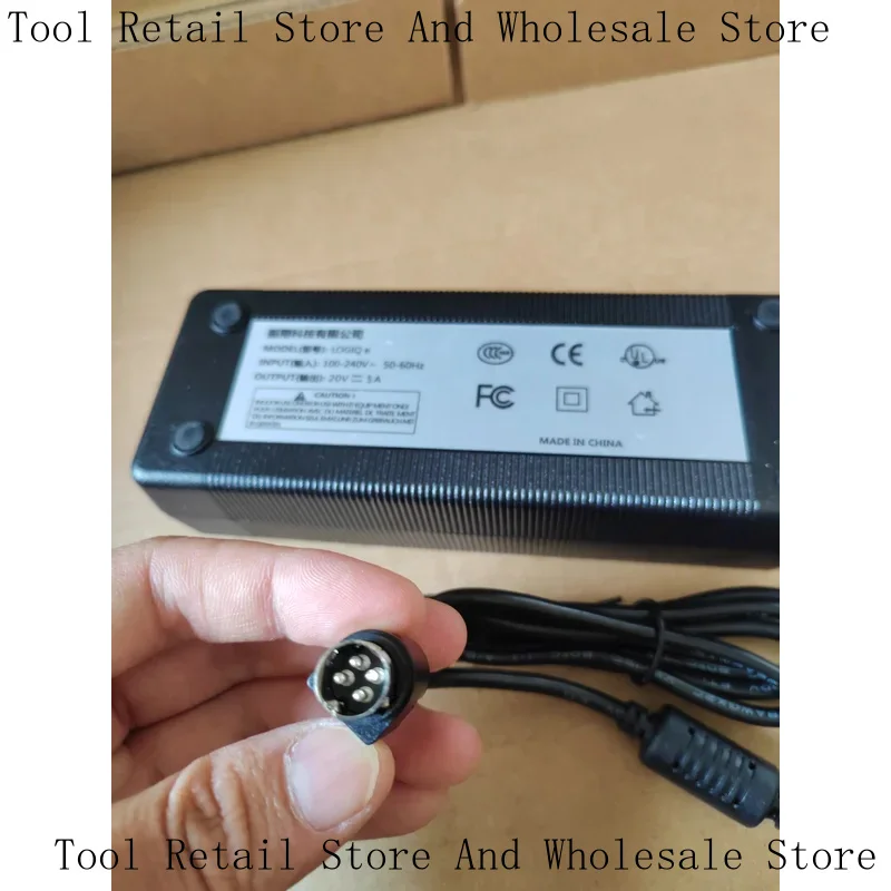 Suitable For GE E, I, LOGIQ Book GX, Vivid E Color Ultrasound Power Supply 4-Pin Plug EU Socket