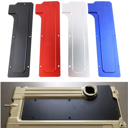 Imagen 1 del producto Paquete de bobina Placa de cubierta de bujía compatible con Mitsubishi Eclipse 4G63 Billet de aluminio