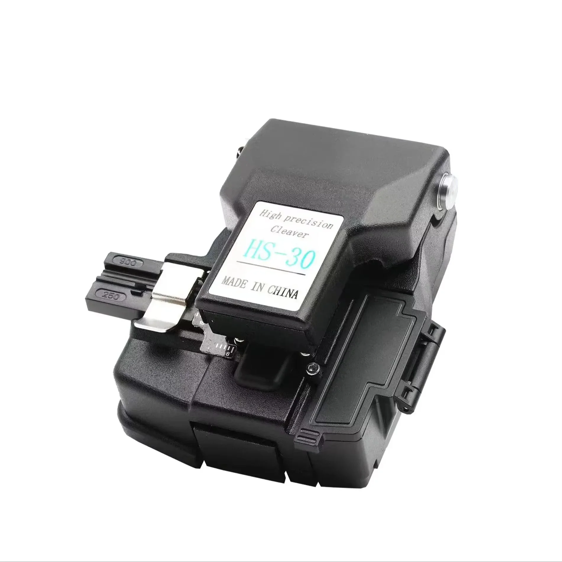 HS-30 Hoge Precisie Schroot Doos Optische Vezelmes Voor Fujikura Vezelmes Glasvezel Cutter met Afval Doos