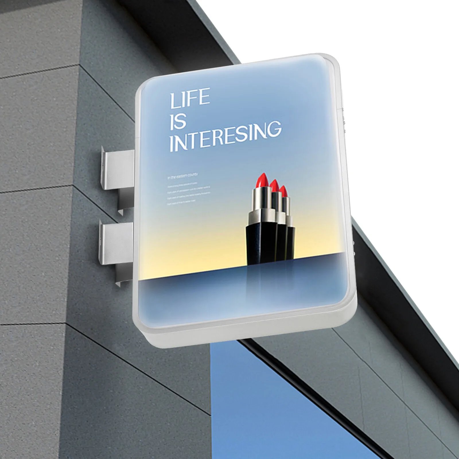 Compact&Multi-Functional LED Light Box For Commercial Use - 23.615.75.5In Size&5.5Lbs Weight Saves Space, Ideal For Stores