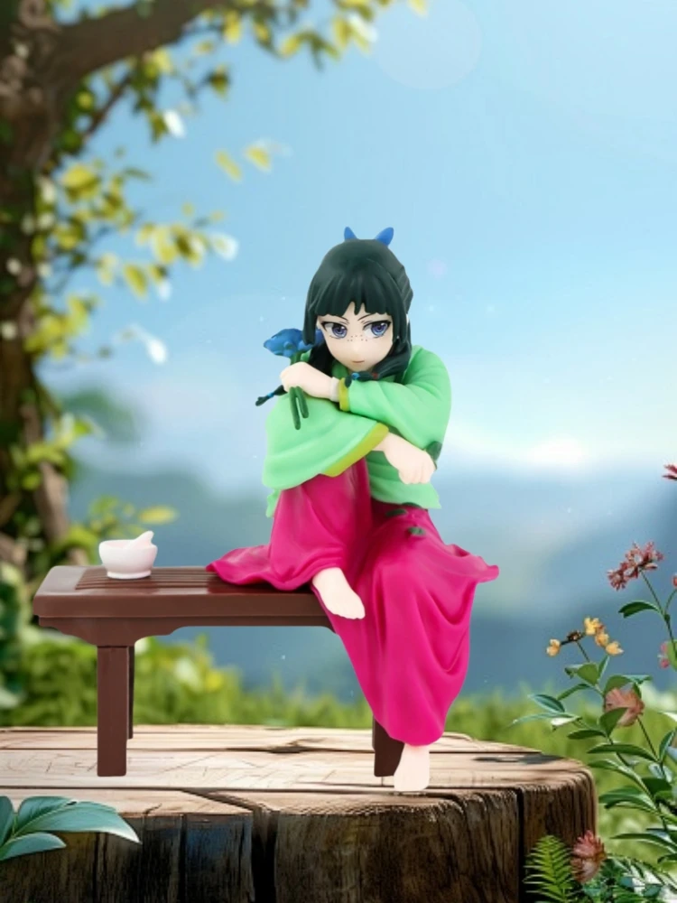 11CM Anime l'apothicaire journaux Maomao Figure fille mignonne Position assise Maomao figurine Collection poupée PVC modèle cadeaux