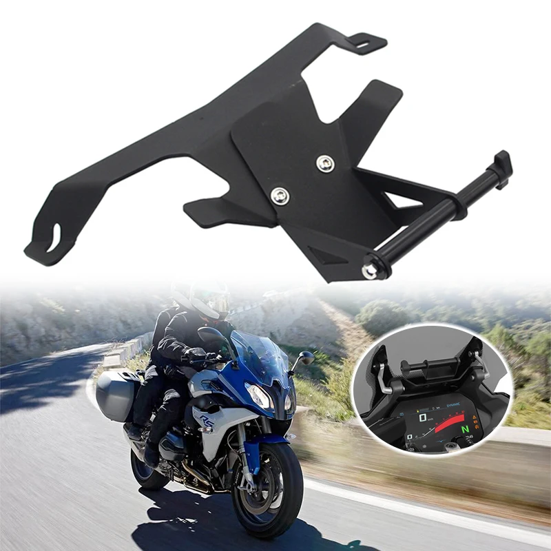 

Motorcycle GPS mount mobile phone Navigation bracket USB phone charging For BMW R1200RS R 1200RS R1250RS R 1250 RS 2013-2023