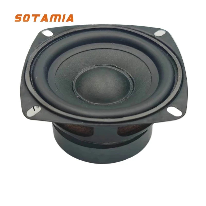 SOTAMIA 2Pcs 3 Inch Subwoofer Speaker 8 Ohm 25W Super Bass HiFi Speaker Woofer Sound Music Audio Home Theater Loudspeaker