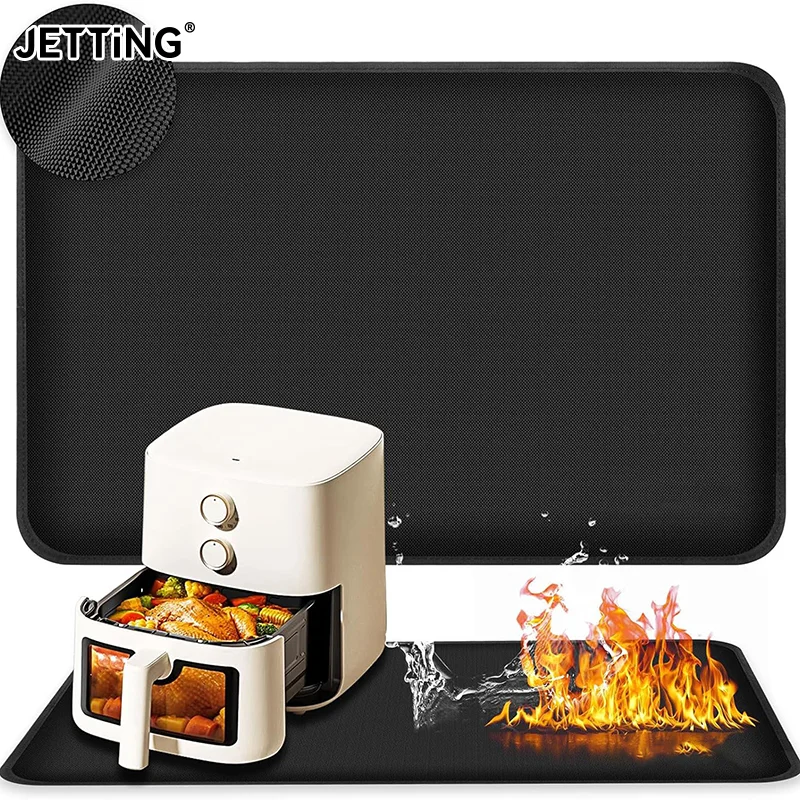 Air Fryer Coffee Maker Heat Resistant Pad Counter Mat Countertop Protector Non-slip Appliance Moving Mat Kitchen Accessories