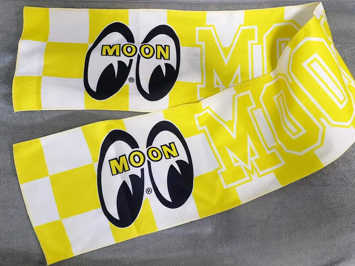 10pcs Scarf Wave scarf Moon eyes Mooneyes Rat fink scarf women men winter bar decoration