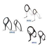 Stainless Frame SIC Ring, RV Guide, Double Foot Stripping, 3D Structure, Fuji Copy for Surf Spinning Rod Building