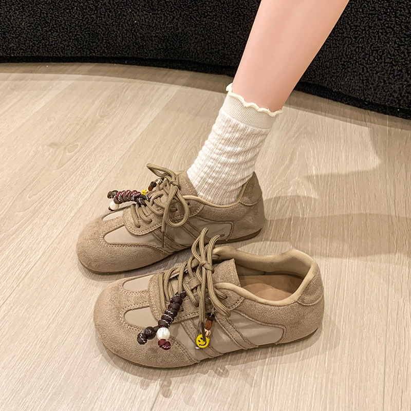 

Women's German Training Shoes - Elevated, Autumn Retro Sneakers, Casual Shoes with Soft Soles, Versatile Style