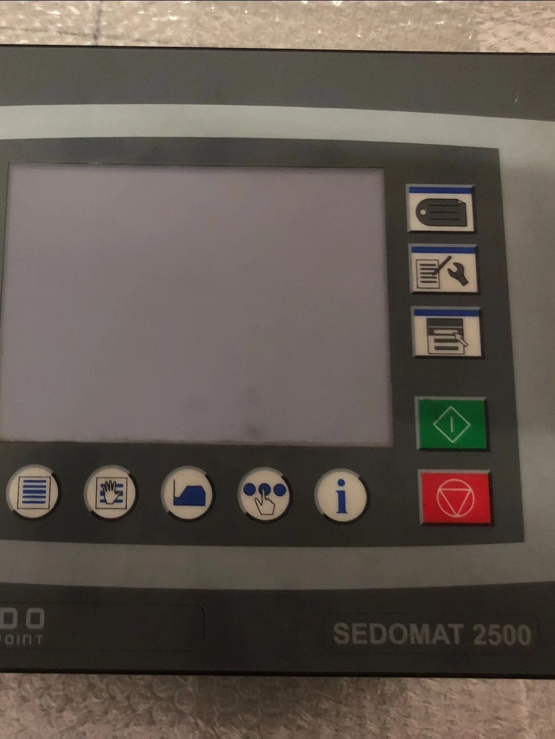 SEDO Dyeing Machine System Screen SEDOMAT 2500 Original Spot Bargaining A9020999