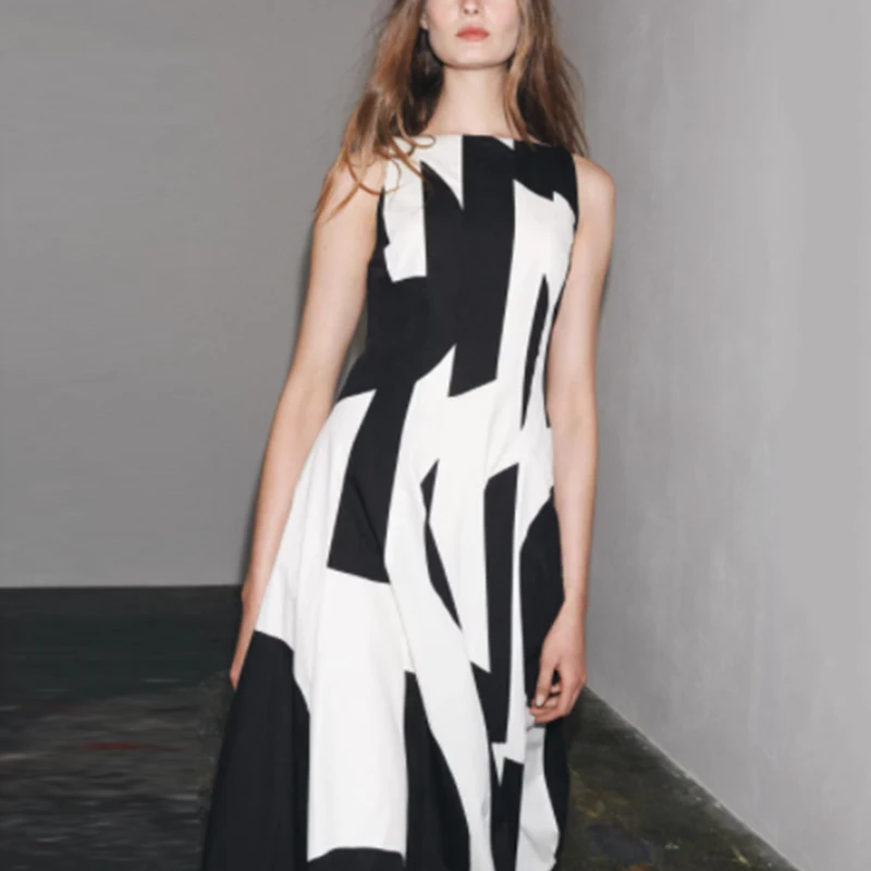 Summer 2025 New Women's Dr Balloon Sle Polka Dot Ele Z Polyester Fiber 00% Single Piece Faionable Dr