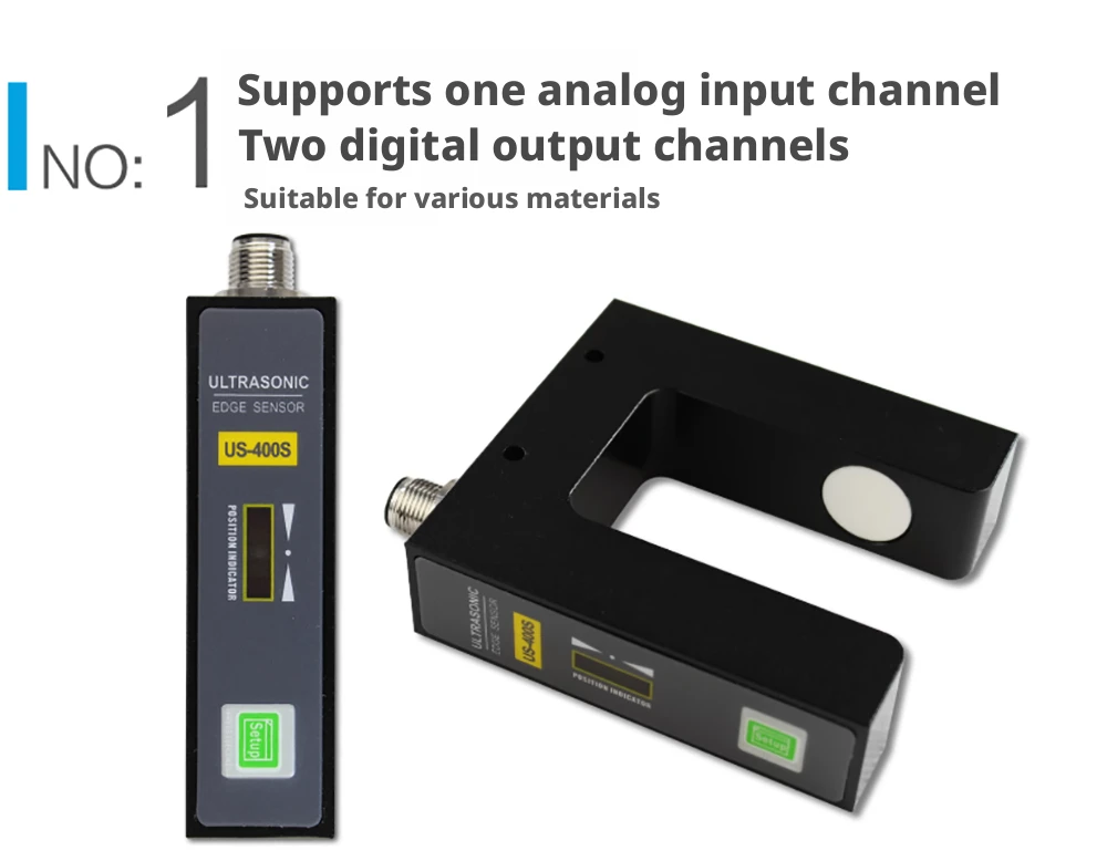 US-400S Ultrasonic Sensor, Edge Tracking, Ultrasonic Projection, Film/paper/metal