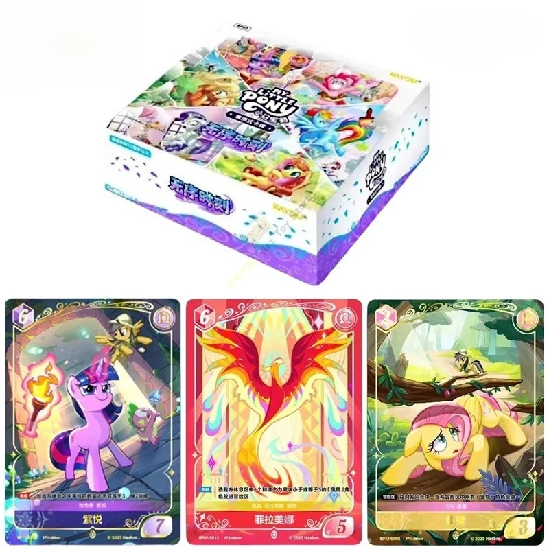 KAYOU My Little Pony TCG Booster Box Officiële Fantasy Wonderland Series 2, Verzegelde Anime Card Game Collection Cadeau voor kinderen Fans