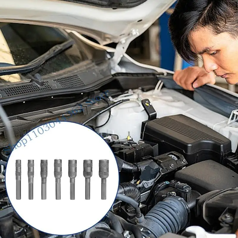 A3PA 7Pcs Electric Drill Socket Nut Driver for Professional and DIY Use