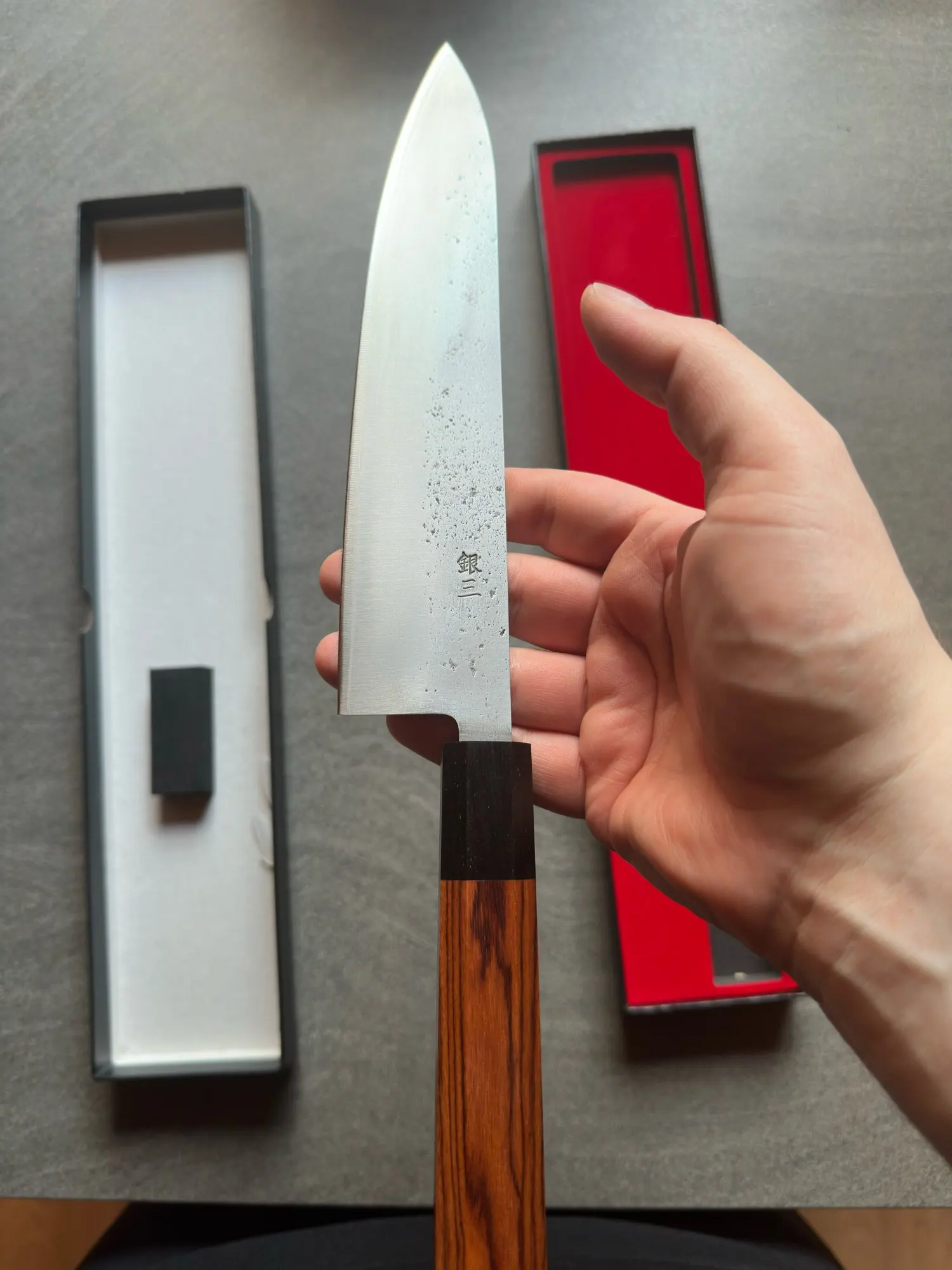 8.3 Inch Gyuto Knife Stainless Silver Steel No. 3 Slicing Vegetable Cutting Meat Chef Cleaver Fish BBQ Japanese Kitchen Knives