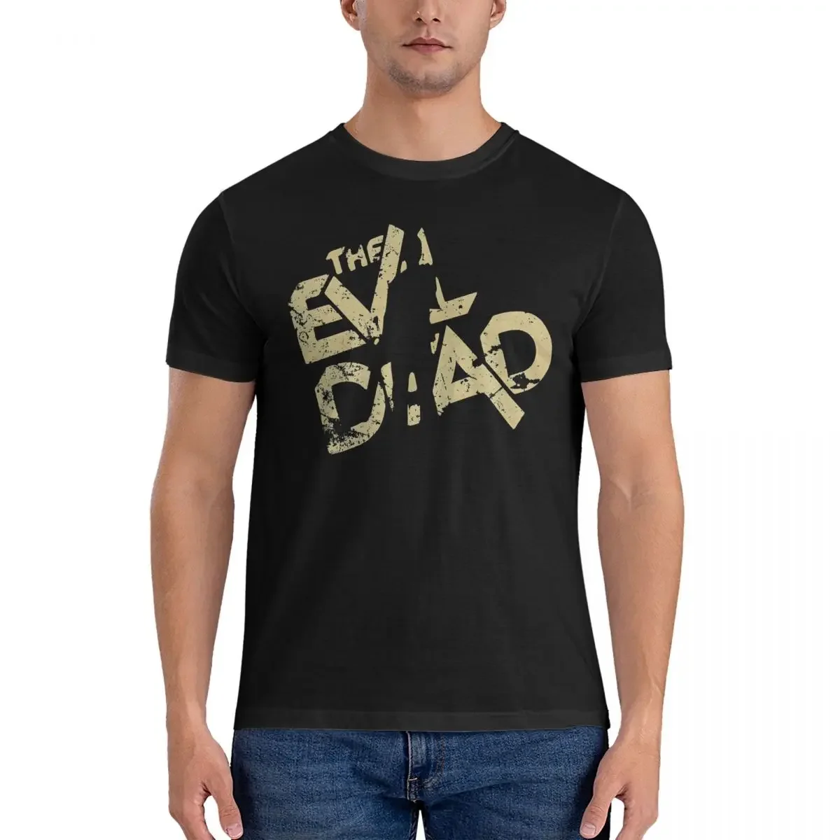 

Ash Evil Dead T Shirt Men Cotton Casual T-Shirt Crewneck A-Army Of Darkness Tee Shirt Short Sleeve Tops Graphic Printed