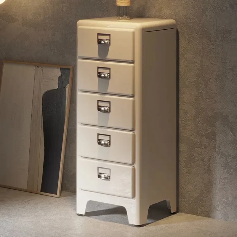 Ten bucket storage living room storage cabinet, modern multi-bucket display side cabinet 5
