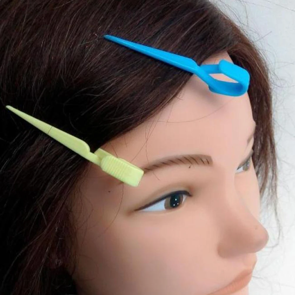 

70pcs Hairdressing Clip Colorful Small Cold Wave Hairpin Durable Plastic Salon Tool Styling Broken Hair Smooth Hold Hair Styling