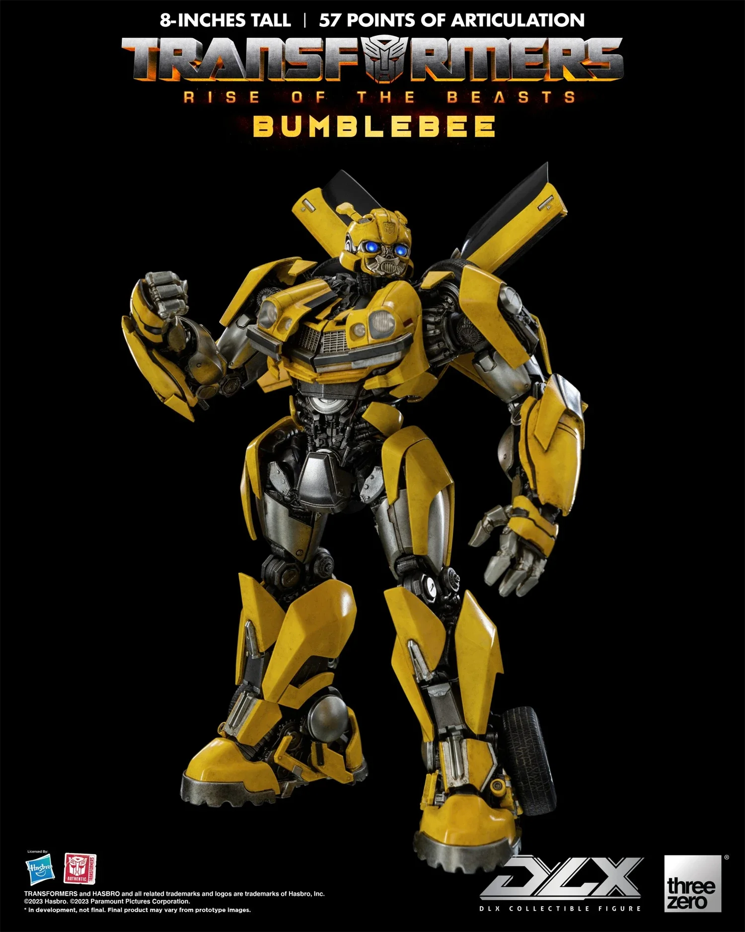 Original ThreeZero 3A G1 MDLX Transformation BEE DLX 57 Punkte der Artikulation Hochwertige Actionfigur mit Box